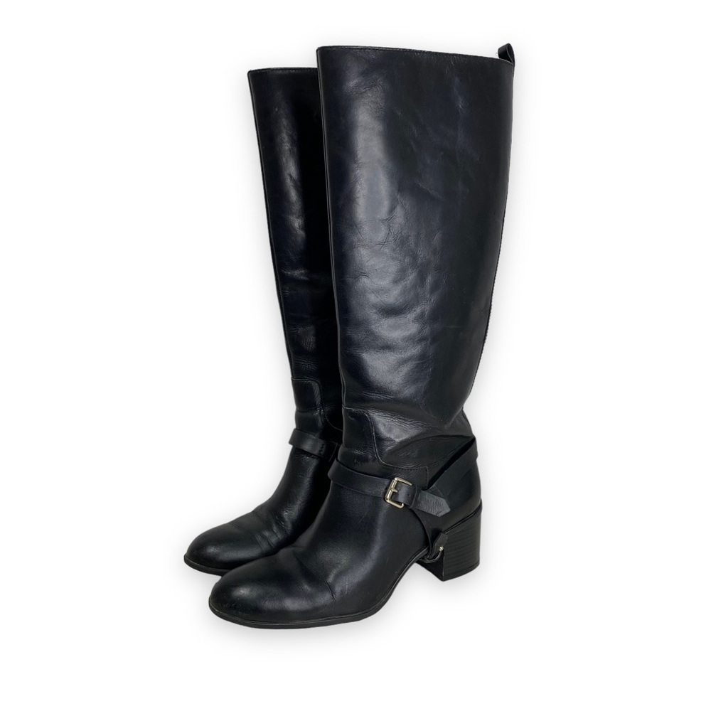 Enzo Angioloni - Black Heeled Boot - Size 6.5M